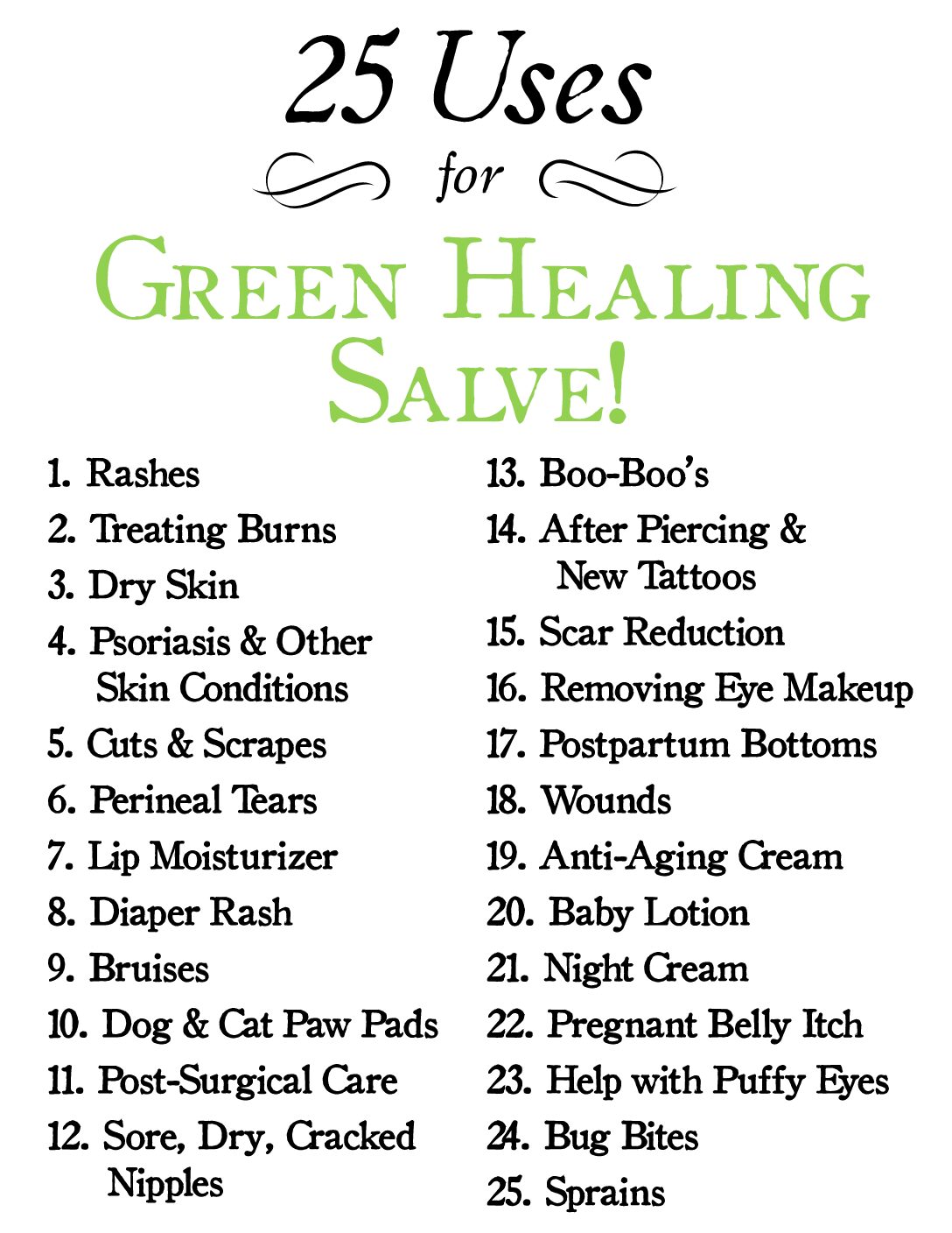 Green Healing Salve