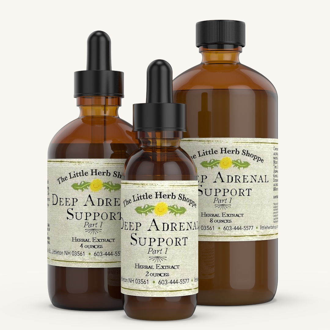 Deep Adrenal Support Part 1 Tincture – littleherbshoppe