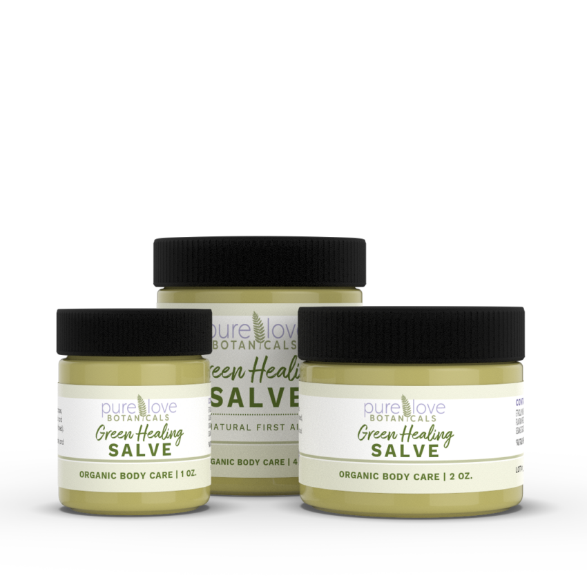 pure love botanicals™ Green Healing Salve product group